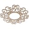 Ekena Millwork Reims Wood Fretwork Pierced Ceiling Medallion, Red Oak, 26"OD x 9 7/8"ID x 3/8"T CMWP26X26X0375RERO - alternate 5